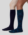 250210_25_BLANK_Franka_BLANK_Check_BLANK_Knee-highs_BLANK_Deep_BLANK_Green_430